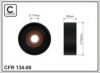 CAFFARO 134-00 Tensioner Pulley, v-ribbed belt